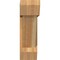 Ekena Millwork Traditional Slat Rough Sawn Bracket w/ Offset Brace, Western Red Cedar, 8"W x 26"D x 26"H BKT0806X26X26TRA06RWR - alternate 3